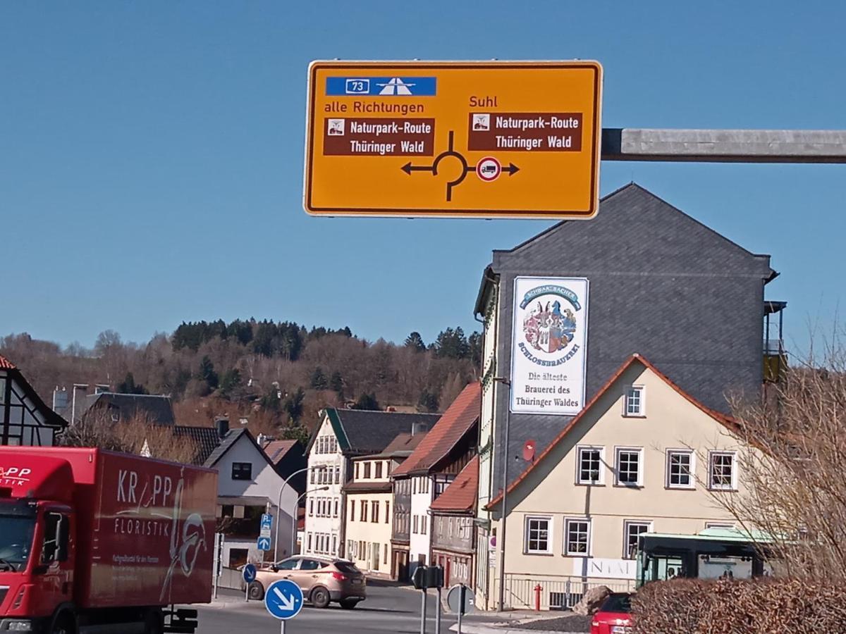 Hotel & Restaurant Zum Adlersberg Schleusingen Extérieur photo